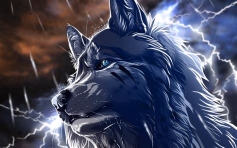 Anime Wolf Wallpapers - Top Free Anime Wolf Backgrounds - WallpaperAccess