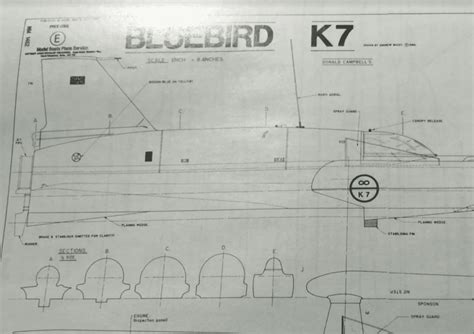 Bluebird K7 - Plan - Sarik Hobbies - for the Model Builder