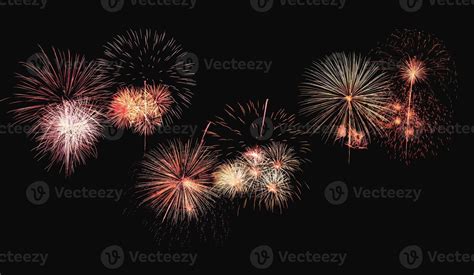 Colorful fireworks explosion on background 2409605 Stock Photo at Vecteezy