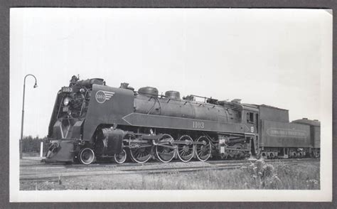 Temiskaming & Northern Ontario Ry #1103 4-8-4 steam locomotive photo