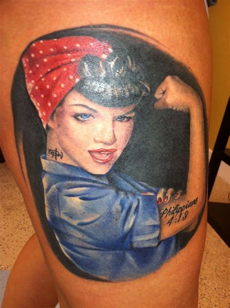 Rosie The Riveter Tattoo Ideas - IDEASWH