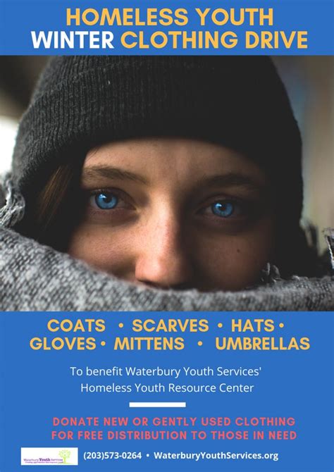 Homeless Youth Winter Clothing Drive – Waterbury Youth Services