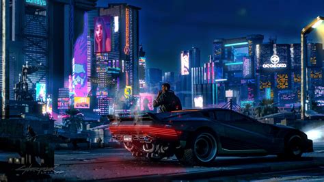 Cyberpunk 2077 Neon Night City Live Wallpaper - MoeWalls