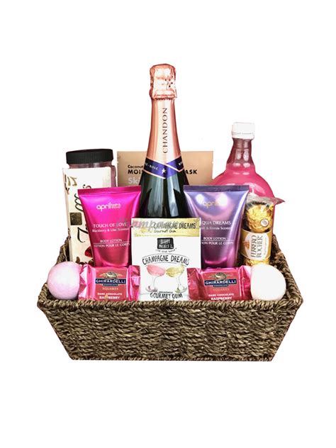 Champagne Bubble Bath Basket - Champagne Life Gift Baskets