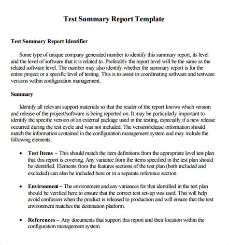 FREE 16+ Sample Summary Reports in PDF | MS Word | Apple Pages | Google Docs