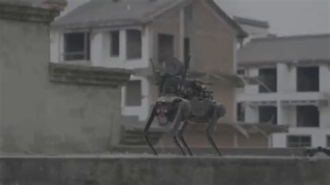 Shocking video shows Chinese robot attack dog with machine gun dropped by drone » TrueViralNews