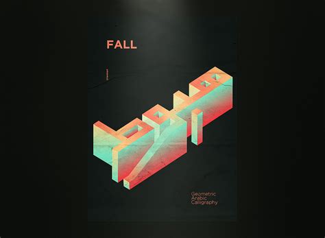 Geometric Typography Posters on Behance