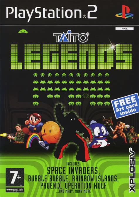 Taito Legends (2005) PlayStation 2 box cover art - MobyGames