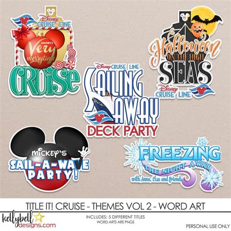 Title It! Cruise Themes Vol 2 - Kellybell Designs