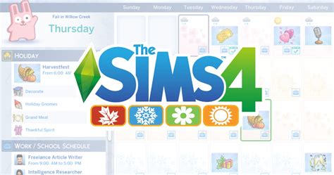 The Sims 4 Seasons: Getting The Most Out Of The Calendar System