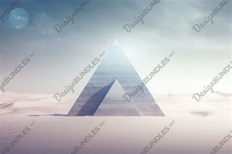 Futuristic landscape with a pyramid (3067386)