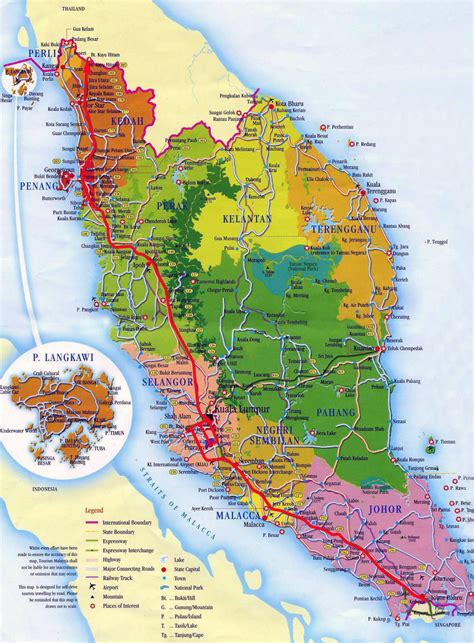 Maps of Malaysia | Detailed map of Malaysia in English | Tourist map of Malaysia | Road map of ...