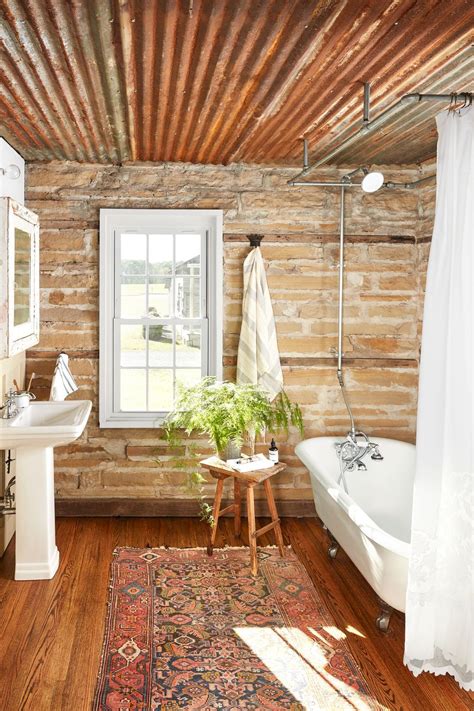 👌 30+ Farmhouse Bathroom Design and Decor Ideas