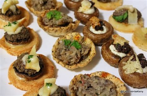 Mushroom magificence on the deck - mushroom canape recipes