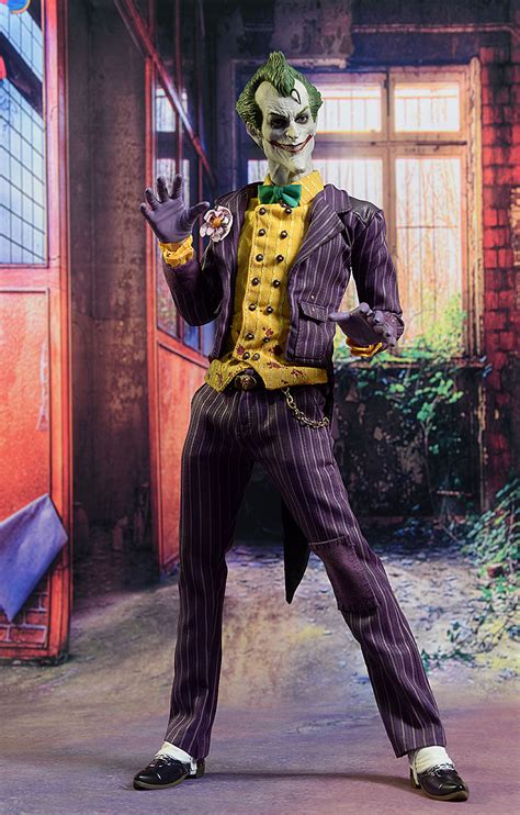 Review and photos of Arkham Asylum Joker sixth scale action figure