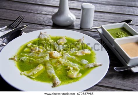 Real Mexican Aguachile Ceviche Stock Photo (Edit Now) 670887985