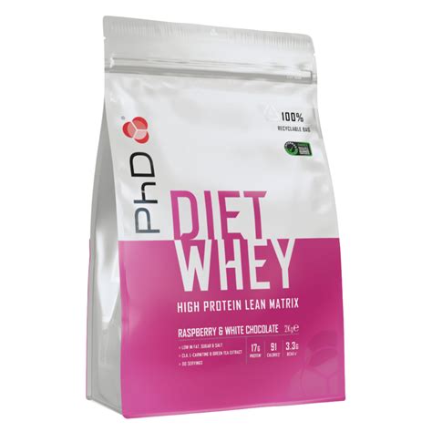 PhD Diet Whey 2kg Protein Powder (80 Servings) | Protein Package | Protein Package