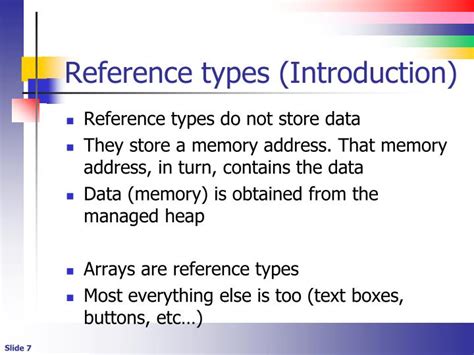 PPT - Value Types and Reference Types Enumerations and Structures PowerPoint Presentation - ID ...