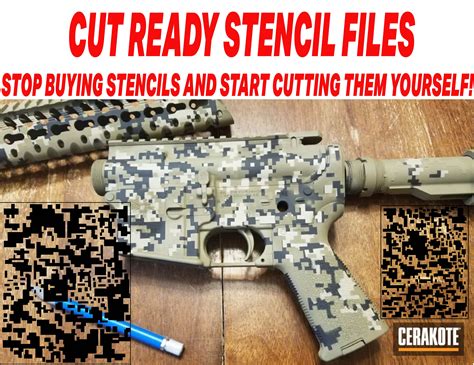 Digital Camo Stencil Kit