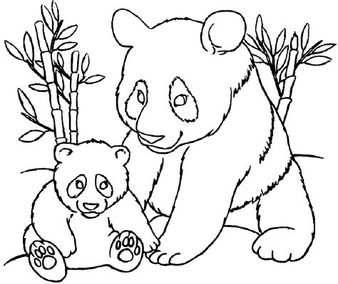 Panda Coloring Pages Free Printable