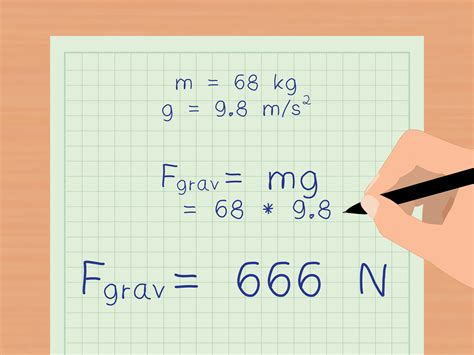 How to Calculate Force of Gravity: 10 Steps (with Pictures)