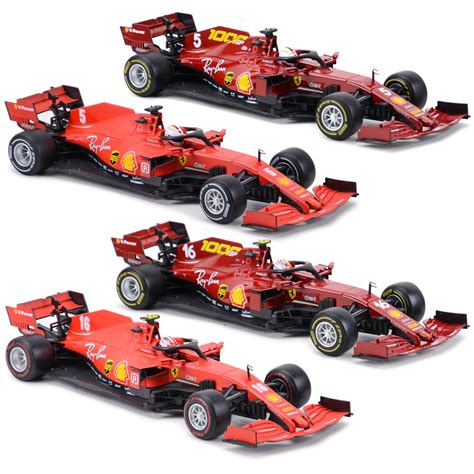 Bburago 1:18 2020 SF1000 #5 #16 F1 Racing Formula Car Static Die Cast ...