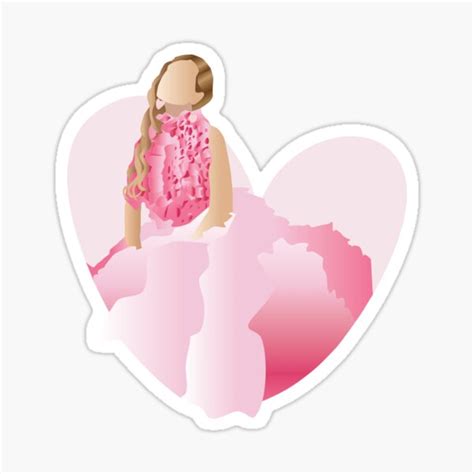 "Pink Sticker" Sticker for Sale by calmandcreative | Redbubble