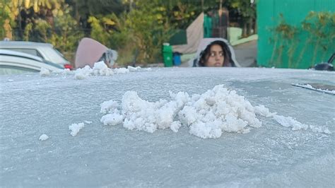 Mount Abu witnesses snowfall for third consecutive day - TheDailyGuardian