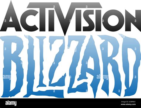 Logo Activision Blizzard, computer games company, video games ...