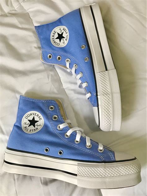 baby blue sneakers all star chuck taylor converse aesthetic Converse ...