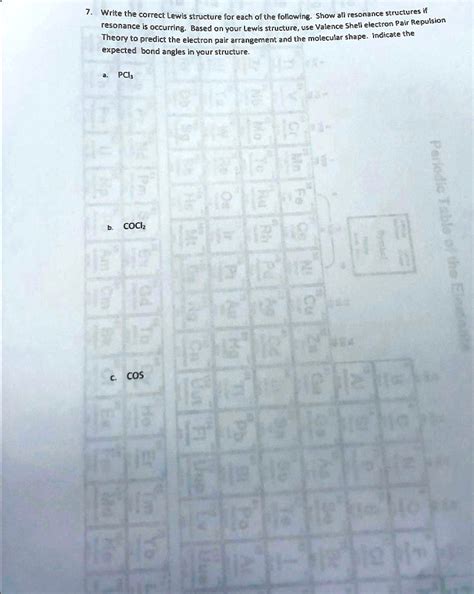 Write the correct Lewis structure for each of the following. Show all ...