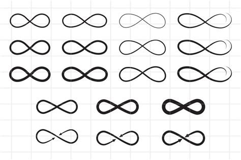 Infinity sign SVG, infinity symbol cut file, SVG, PNG, EPS