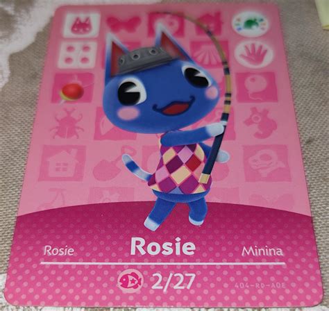 Rosie [Animal Crossing Amiibo Festival] | Item only | Amiibo Cards