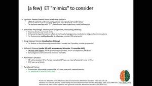 What's Shaking? Essentials of Essential Tremors: Diagnosis and Treatment | VuMedi