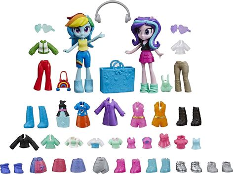 My Little Pony Equestria Girls Fashion Squad Mini Doll Set: Rainbow Dash & Starlight Glimmer ...