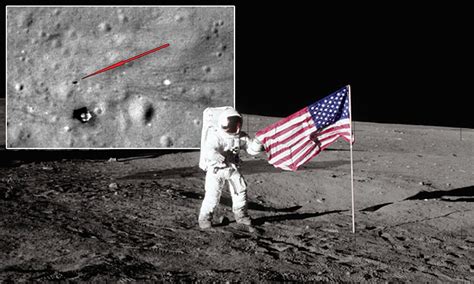 American flags planted during Apollo moon missions still wave after 40 years | Daily Mail Online