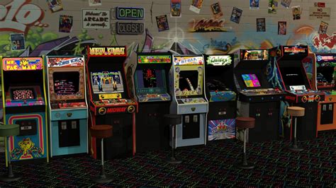 Vintage Arcade Wallpaper