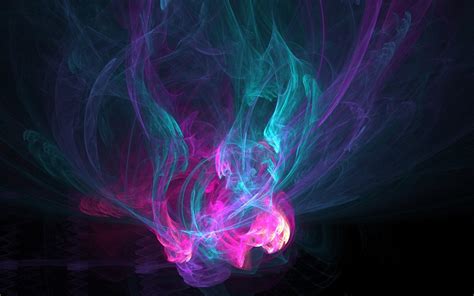 HD Abstract Wallpaper Neon Smoke - WallpaperSafari