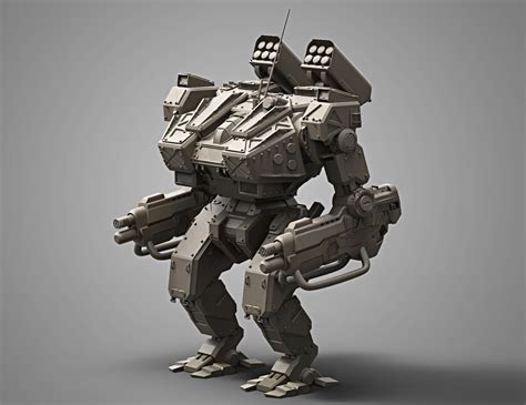 Sci fi robot by strannik1988. Huge robot created for fun. Hope you like it! Ztl and obj / You ...