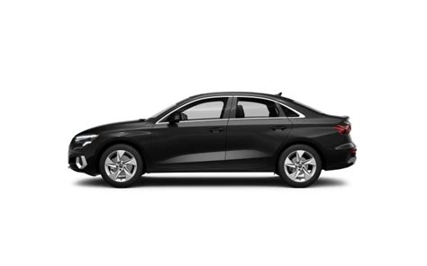 2023 Audi A3 Sedan in Mythos Black Metallic from $0 monthly