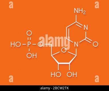 Cytidine monophosphate molecule Stock Photo - Alamy