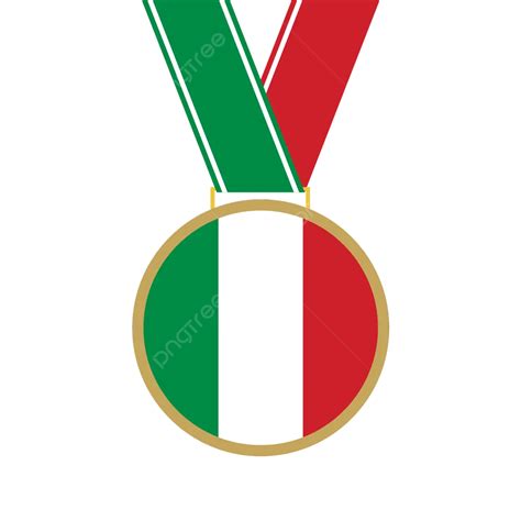 Medal Flag Design Template Italy Vector, Italy, Medal Icon, Flag Medal PNG and Vector with ...