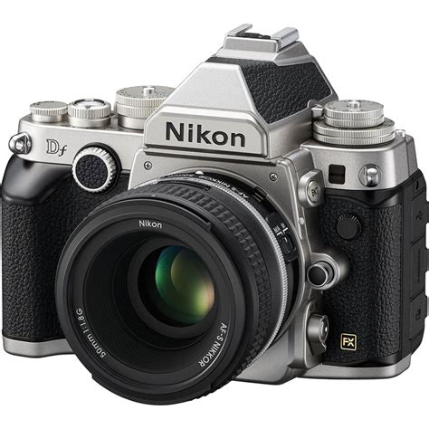 Nikon Df Camera with 50mm f/1.8 Lens (Silver) Nikon Df at B&H Photo