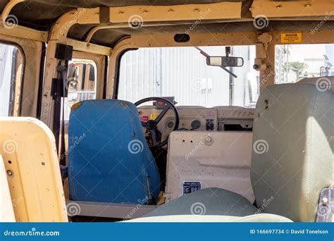 Humvee interior editorial stock image. Image of frame - 166697734