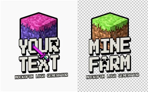 Minecraft Logo Maker - MockoFUN