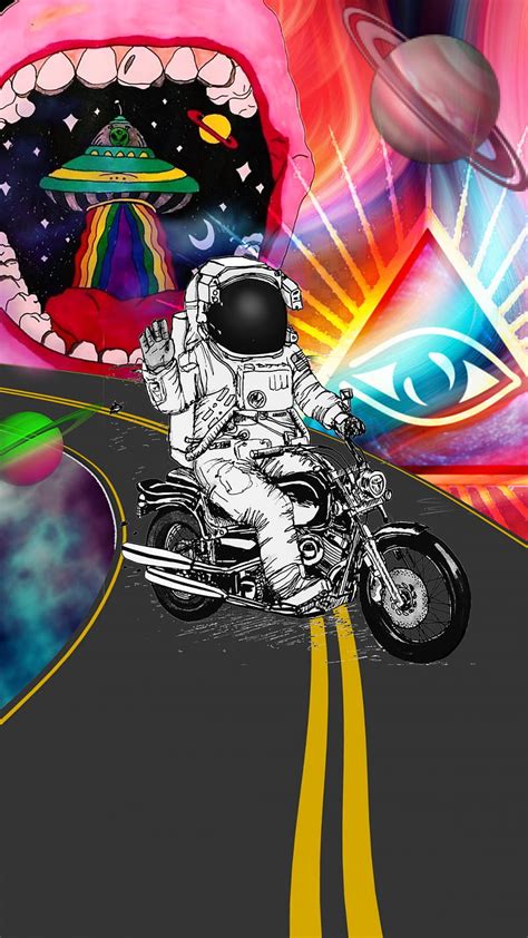 Trippy, astronaut, crazy, psicodelia, wild, HD phone wallpaper | Peakpx