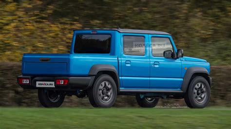 2020 Suzuki Jimny Imagined As Dual-Cab Pickup Truck - autoevolution