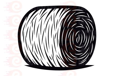 Round Hay Bale Clip Art