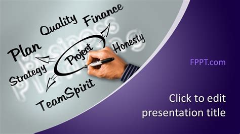 Free Project PowerPoint Template - Free PowerPoint Templates