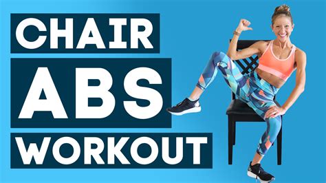 Chair Abs Workout. 10 Minutes - Caroline Jordan